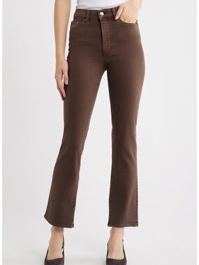 DL1961  Brown High-Rise boot cut Jeans